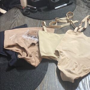 Set of Beige and Black Shapewear
